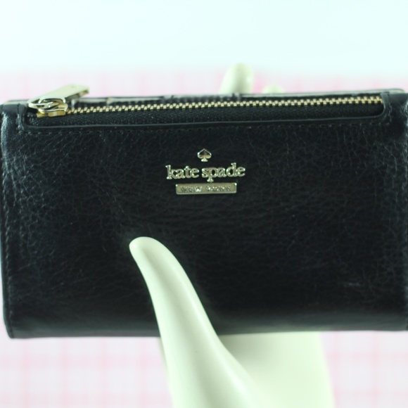 Kate Spade Black Leather Wallet - Picture 1 of 11